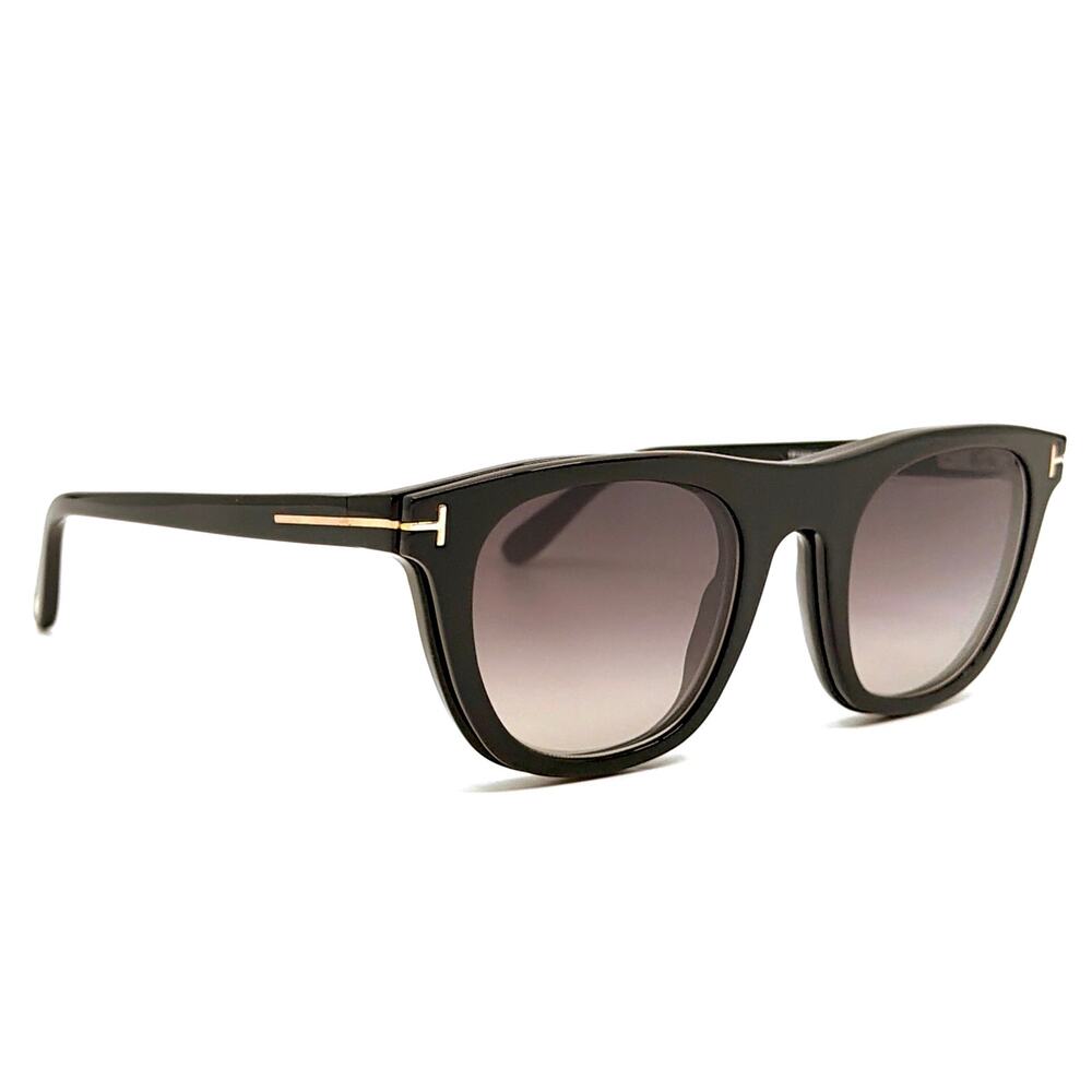 New!!! TOM FORD Clip-On Sunglasses/Eyeglasses TF5895-B 001 Authentic